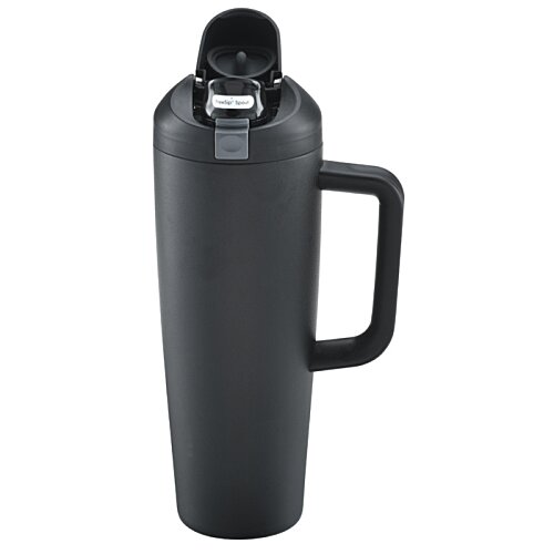 Additional Image 2 - a black plastic water bottle