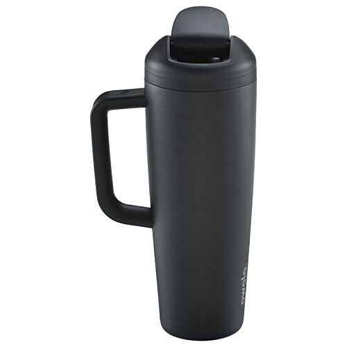 Additional Image 1 - a black plastic cup with a handle