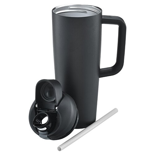 Additional Image 4 - a black coffee mug with headphones