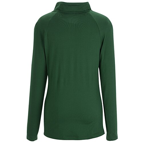 Additional Image 1 - a green turtleneck sweater