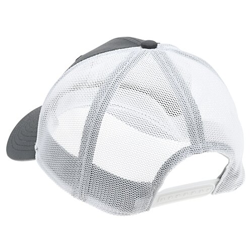 Additional Image 2 - a white hat with a black strap