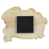 Additional Thumbnail Image 1 - a black square on a wood surface