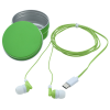 Additional Thumbnail Image 3 - a green earbuds and a round box