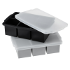Additional Thumbnail Image 5 - a stack of black and white plastic containers