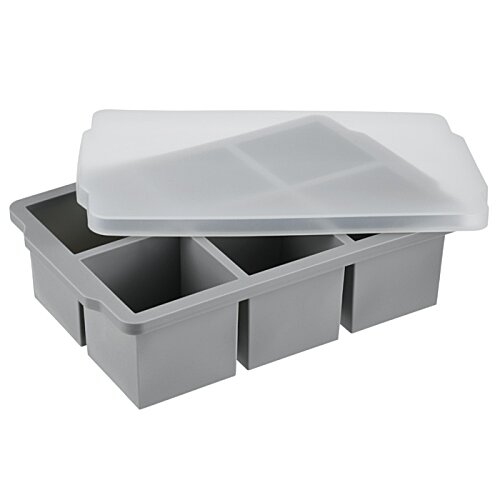 Additional Image 4 - a grey plastic container with a clear lid