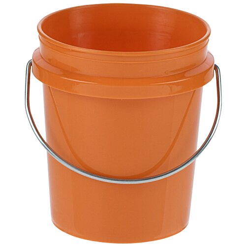 Additional Image 3 - an orange bucket with a handle