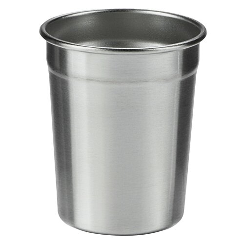 Additional Image 6 - a silver metal container with a white background