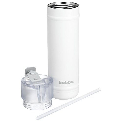 Additional Image 4 - a white cylindrical container with a straw