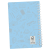 Additional Thumbnail Image 2 - a blue notebook with a spiral bound