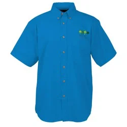 Blue Generation Fine SS Twill Shirt - Men's