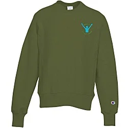 Champion Reverse Weave 12-oz Crew Sweatshirt - Embroidered