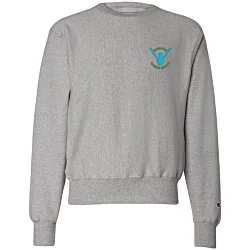 Champion Reverse Weave 12 oz. Crew Sweatshirt - Embroidered