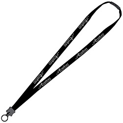 Lanyard with Neck Clasp - 5/8" - 32" - Plastic O-Ring