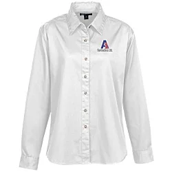 Blue Generation LS Stain-Resistant Twill Shirt - Ladies'