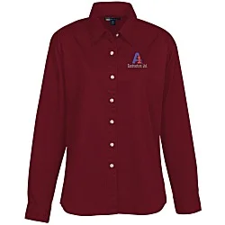 Blue Generation LS Stain-Resistant Twill Shirt - Ladies'