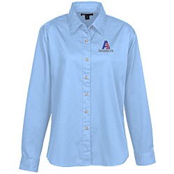 Blue Generation LS Teflon Treated Twill Shirt - Ladies'