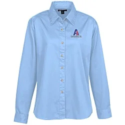 Blue Generation LS Stain-Resistant Twill Shirt - Ladies'