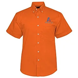 Blue Generation SS Stain-Resistant Twill Shirt - Men's