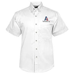 Blue Generation SS Stain-Resistant Twill Shirt - Men's