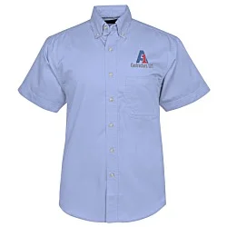 Blue Generation SS Stain-Resistant Twill Shirt - Men's