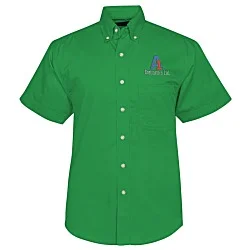 Blue Generation SS Stain-Resistant Twill Shirt - Men's