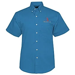 Blue Generation SS Stain-Resistant Twill Shirt - Men's