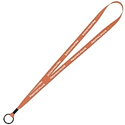 Economy Lanyard - 1/2" - Metal Split Ring