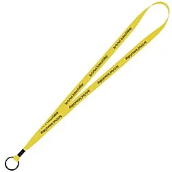 Economy Lanyard - 1/2" - Metal Split Ring
