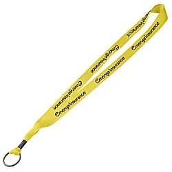 Economy Lanyard - 3/4" - Metal Split Ring