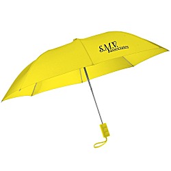 42" Folding Umbrella with Auto Open - Solid - 42" Arc