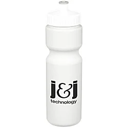 Sport Bottle with Push Pull Lid - 28 oz. - White