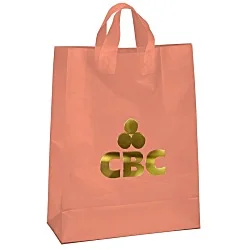 Soft-Loop Frosted Shopper - 17" x 13" - Foil