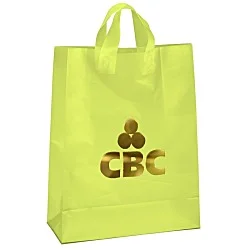 Soft-Loop Frosted Shopper - 17" x 13" - Foil