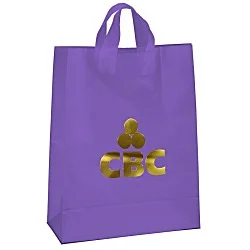 Soft-Loop Frosted Shopper - 17" x 13" - Foil