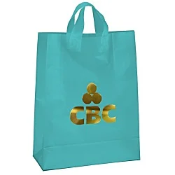 Soft-Loop Frosted Shopper - 17" x 13" - Foil