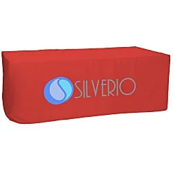 Serged Closed-Back Fitted Table Cover - 8'