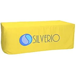 Serged Closed-Back Fitted Table Cover - 8'