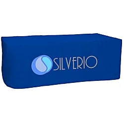 Serged Closed-Back Fitted Table Cover - 8'