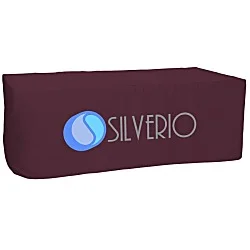 Serged Closed-Back Fitted Table Cover - 8'
