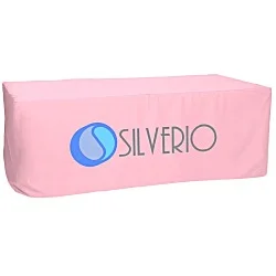 Serged Closed-Back Fitted Table Cover - 8'