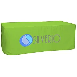 Serged Closed-Back Fitted Table Cover - 8'