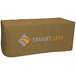 Serged Closed-Back Fitted Table Cover - 6'