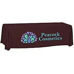 Serged Open-Back Polyester Table Throw - 8'