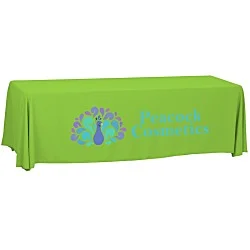 Serged Open-Back Polyester Table Throw - 8'