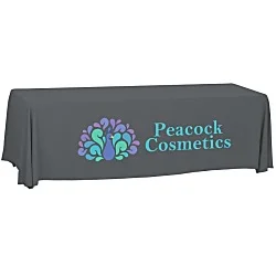 Serged Open-Back Polyester Table Throw - 8'