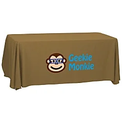 Serged Open-Back Polyester Table Throw - 6'