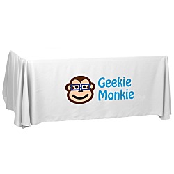 Serged Open-Back Polyester Table Throw - 6'