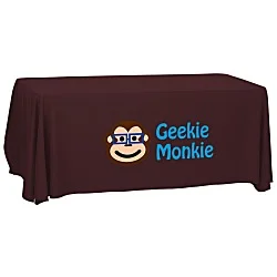 Serged Open-Back Polyester Table Throw - 6'