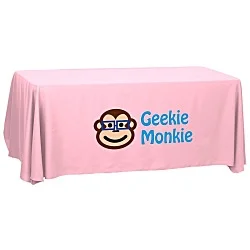 Serged Open-Back Polyester Table Throw - 6'