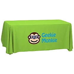 Serged Open-Back Polyester Table Throw - 6'